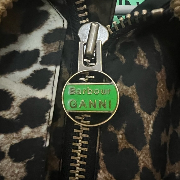 SOLD Ganni x Barbour Leopard Jacket - Picture 5 of 11